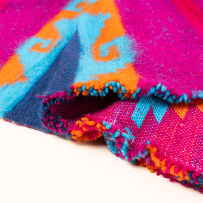 Sheep Wool Poncho - Fiesta