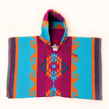 Sheep Wool Poncho - Fiesta